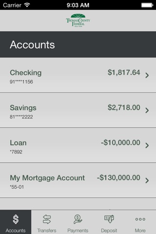 TC Federal Bank Mobile Banking screenshot 3