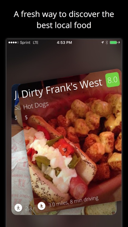 Just Eat Now - A Personalized Local Food Recommendation Engine