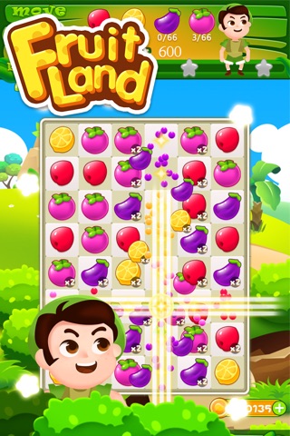 Fruit Land- Jelly & Gems Soda Crush Blast(Top Quest of Candy Match 3 Games) screenshot 2