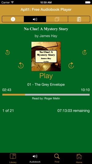 Aplt1: Free Audiobook Player(圖1)-速報App