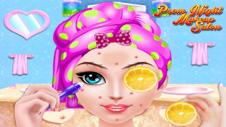 Prom Night Makeup Salon - Princess Party for Virtual Makeover Girls game
