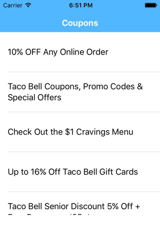 Coupons for Taco Bell App screenshot 3