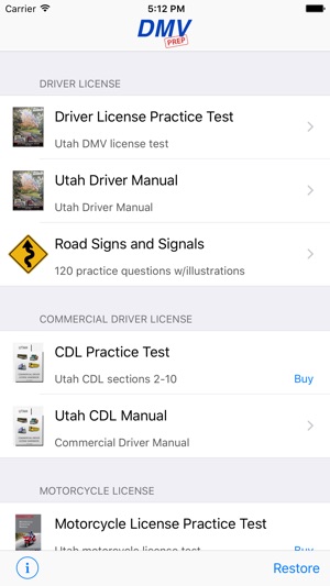 Utah DMV Test Prep(圖1)-速報App