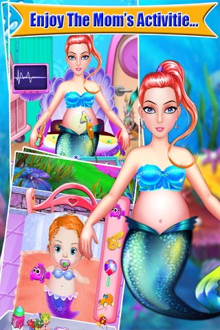 Mermaid Born New Baby - Baby Child Born - New Born Baby Care screenshot 3
