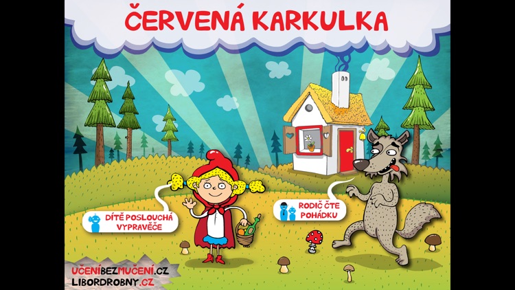 Pohádka - animovaná Červená Karkulka screenshot-0