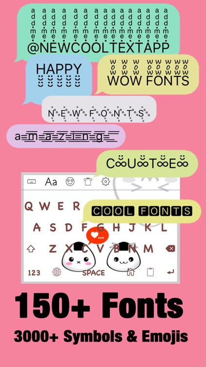 New Cool Text Pro ∞ Fonts Make Better Messages with Emoji Font and Cute Keyboard Themes