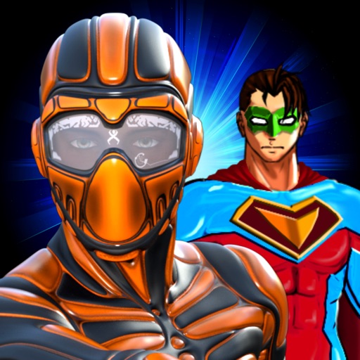 Create Your Own Super-Hero - Free Dress-Up Comics Costume For Super X Knight Character icon