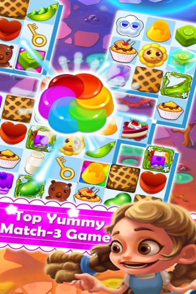 Yummy Sweets - 3 match puzzle splash game screenshot 4