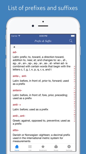 English Prefixes and Suffixes - quiz, flashcard(圖1)-速報App