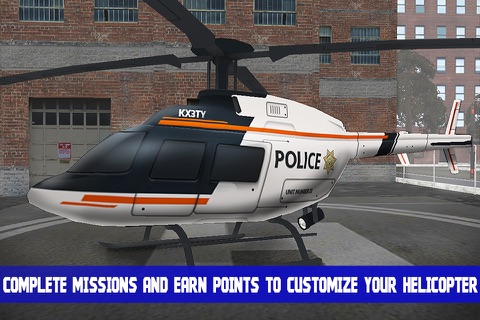 City Police Helicopter Flight Simulator Full screenshot 3
