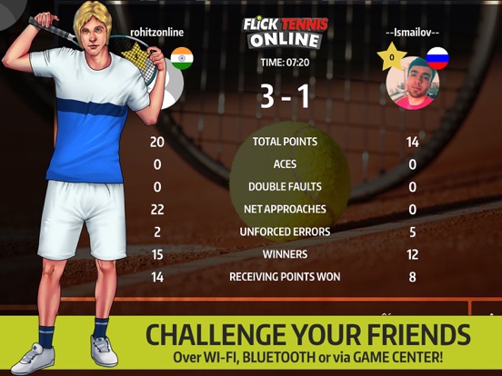 Flick Tennis Online - Play like Nadal, Federer, Djokovic in top multiplayer tournaments!のおすすめ画像3