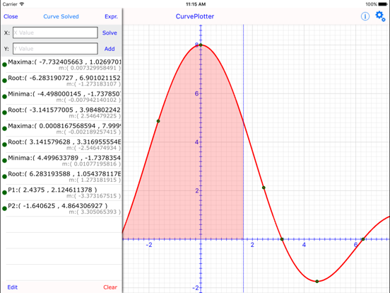 Télécharger Graphique courbe courbe Calc L pour iPhone / iPad sur l'App ...
