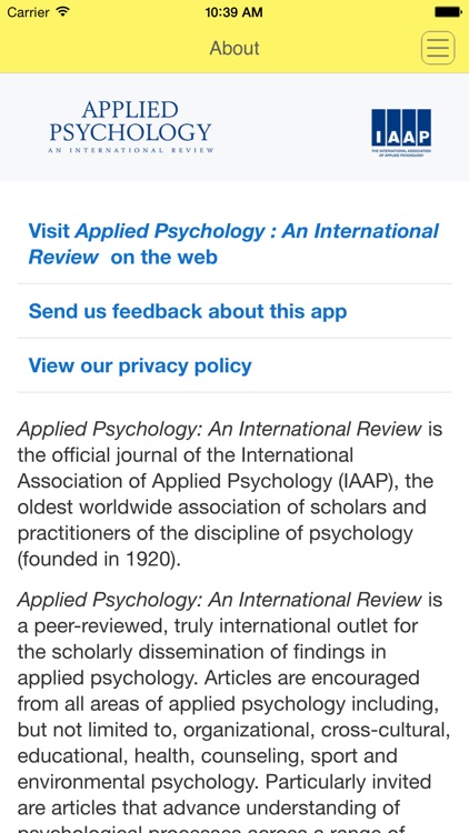 Applied Psychology : An International Review