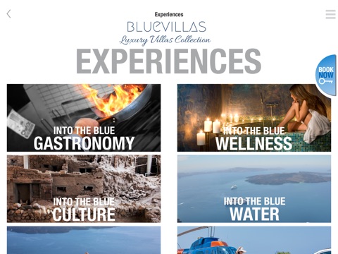 Blue Villas Collection Mykonos Santorini for iPad screenshot 3