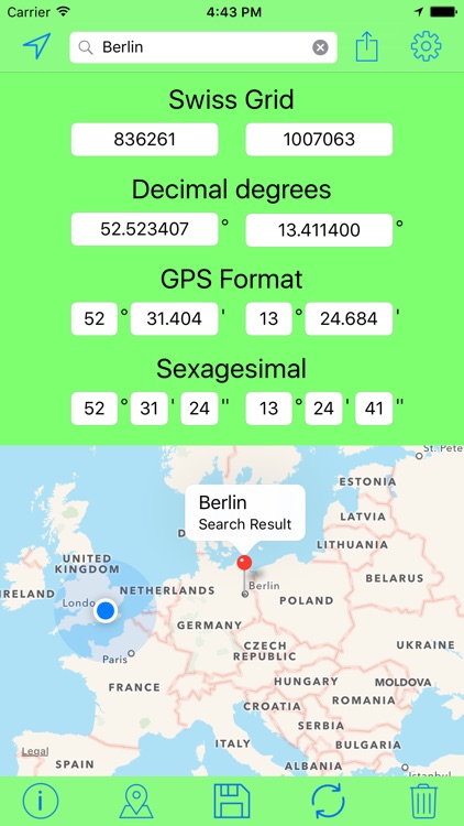 Swiss Grid Coordinates Tool
