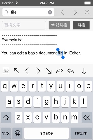 iEditor Pro for iPhone - Text Code Editor screenshot 4