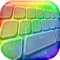 Rainbow Keyboard! - Custom Color Keyboard Themes 2016 with Fancy Backgrounds and Fonts Changer