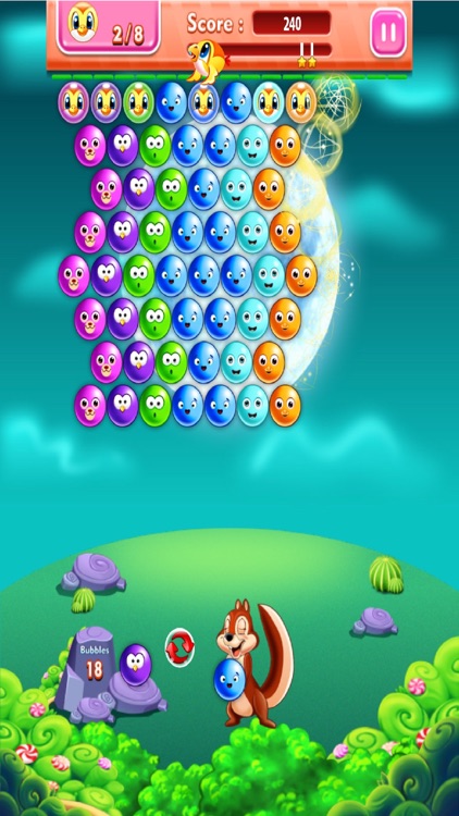 Bubble Shooter Free - Cool Squirrel