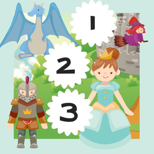 123 Count-ing & Learn-ing Number-s: Fairy-Tale & Prince-ss My Kid-s & Baby First Free Education-al Game-s icon