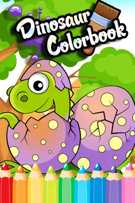 Game screenshot 123 dinosaur coloring pages : all in one dino coloring book for kids mod apk