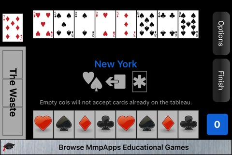 New York Solitaire screenshot 2