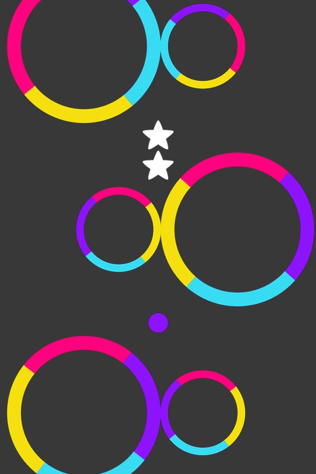 Steppy Jump Circle Color - Switch Spinny Balls On Wanted Road screenshot 4