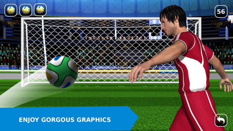 【图】Flick Soccer 2016 Pro – Penalty Shootout Football Game(截图2)