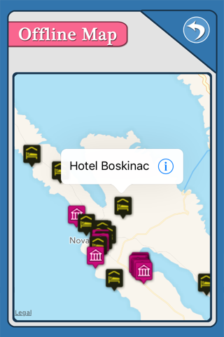 Pag Island Offline Map Tourism Guide screenshot 2