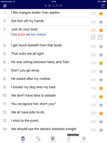 English - French Common Phrases Education Common Phrases