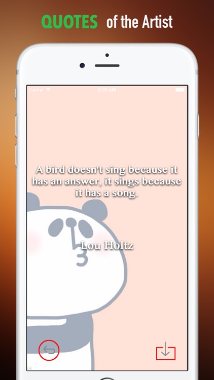 Panda Wallpapers HD: Quotes Backgrounds with Art Pictures screenshot-3