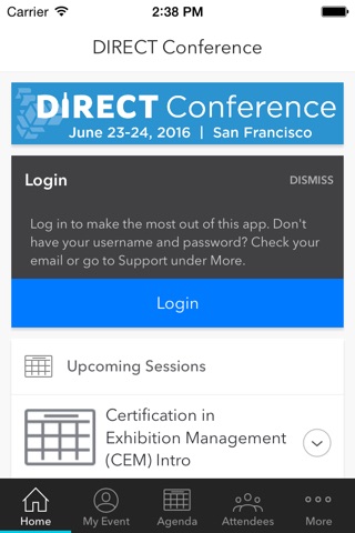 DIRECT Conference screenshot 2