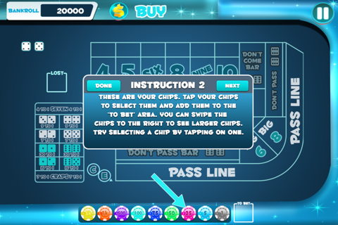 Oh Craps! Dice Shoot and Roll Game! - Play with Friends and Buddies screenshot 2