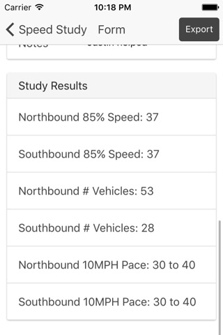 Speed Study for Traffic Engineers screenshot 3