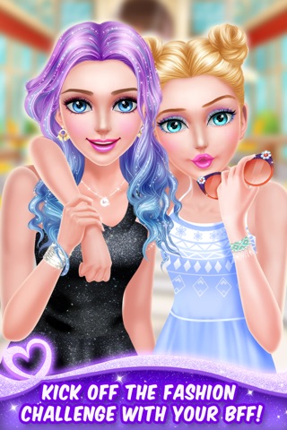 BFF Fashion Challenge! Beauty Salon+ Makeover and Dress Up Game for FREE screenshot 2