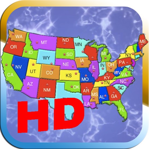 Advanced Puzzle Map Of USA HD icon