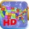 Advanced Puzzle Map Of USA will help you to learn the map’s shape, name and pronunciation of every state