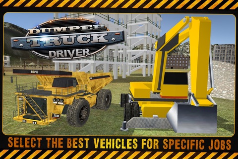 Dumper Truck Excavator Driver Simulator 3D 2016 screenshot 3