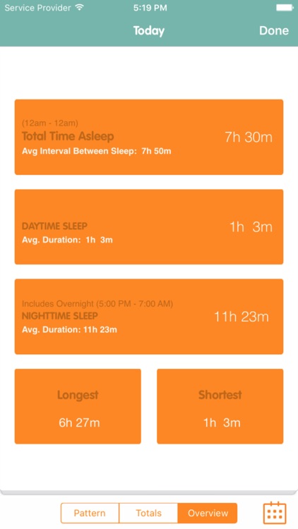 Sprout Baby Sleep Tracker
