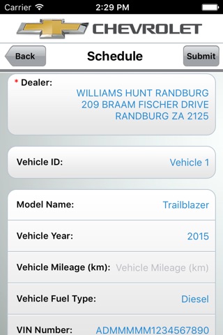 MyChevrolet Car Manager screenshot 3