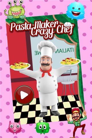 パスタメーカー - 女の子のためのクレイジースターシェフキッチン料理ゲームのおすすめ画像1