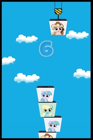 Preschool Kids Tower Blocks Stack For Pony Edition screenshot 3