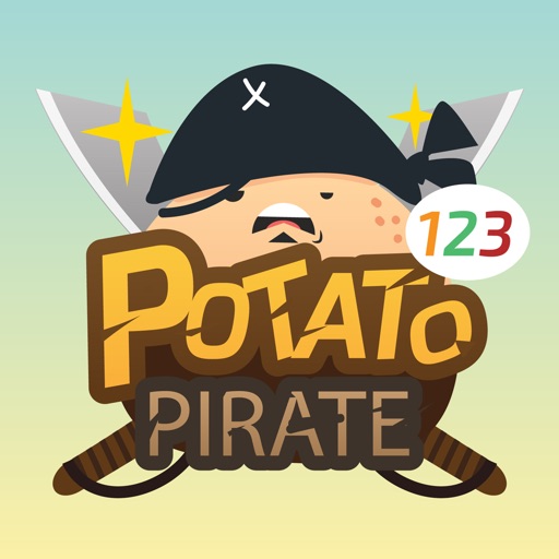 Fast 123 Math Quiz for All Ages - Potato Pirate iOS App