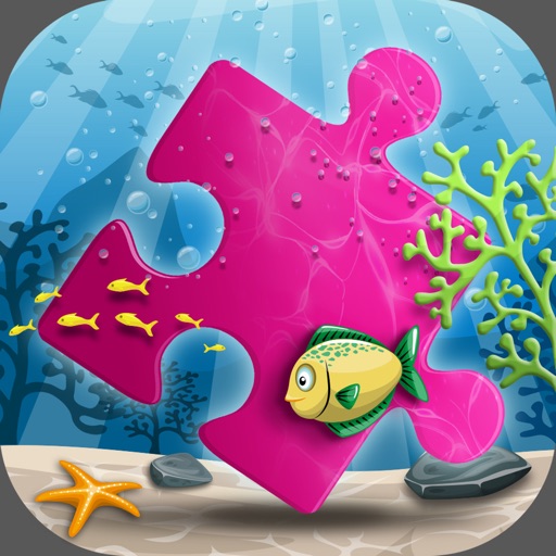 Underwater Jigsaw Puzzle – Solve Magic Puzzles & Sea Animal Game for Kid.s
