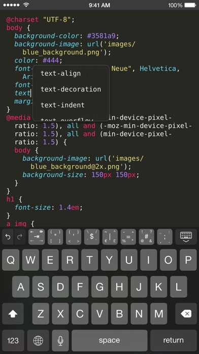 Textastic Code Editor 6 screenshot1