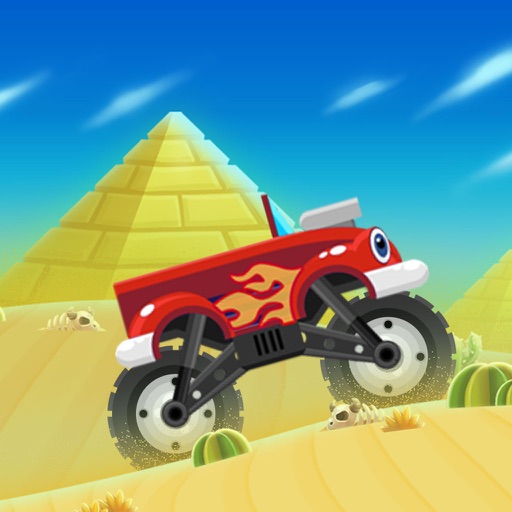 Monster Truck Machine Desert Hill Climb Stunt Happy Wheels 4x4 Extreme Racing iOS App