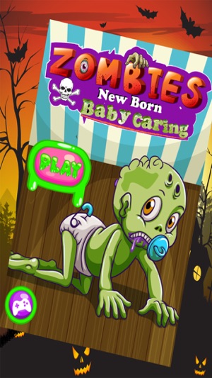 植物大戰殭屍新出生的嬰兒關懷 - 一個新的嬰兒護理及換裝殭屍遊戲