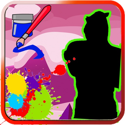 Coloring Game Joe Camel Cartoon Edition iOS App