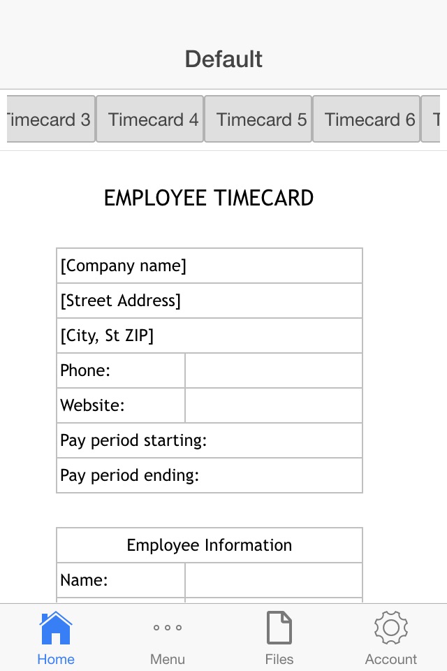 Employee Timesheet screenshot 3