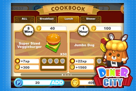 Diner City Games Diner City Design Your