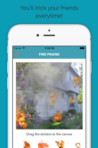 Fire Prank - Set your pictures on fire and prank your friends! screenshot 4
